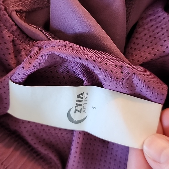 Women's Olive and Lavender Summer Shorts - Picture 4 of 7